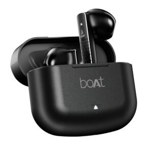 boAt Airdopes 91 Prime, 45HRS Battery, 13mm Drivers, Metallic Finish, Low Latency,ENx Tech, Fast Charge, v5.3 Bluetooth TWS in Ear Earbuds Wireless Earphones with mic (Midnight Black)