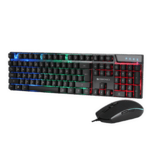 Buy Zebronics ZEB-War Wired Gaming Keyboard & Mouse Combo (104 Keys, 3200 DPI Adjustable, Advanced Optical Sensor Technology, Black) Online Croma