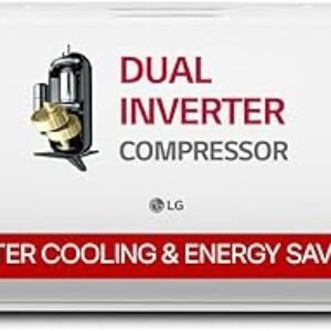 LG 1.5 Ton 5 Star DUAL Inverter Split AC (Copper, AI Convertible 6-in-1, VIRAAT Mode, Faster Cooling & Energy Saving, 4 Way Swing, HD Filter with Anti-Virus Protection, US-Q19YNZE, White)