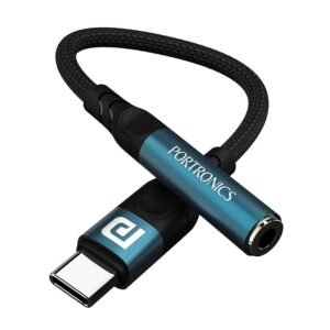 Portronics iKonnect C Pro Type C to 3.5 mm Audio Jack
