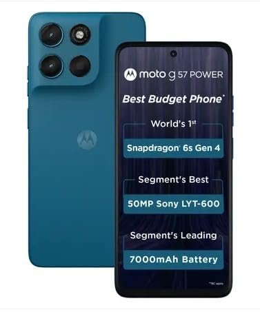 Motorola G57 Power 5G (Corsair, 8GB RAM, 128GB Storage)