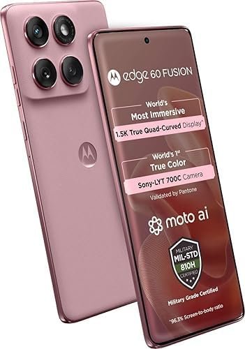 Motorola Edge 60 Fusion 5G (Pantone Zephyr, 8GB RAM, 128GB Storage)