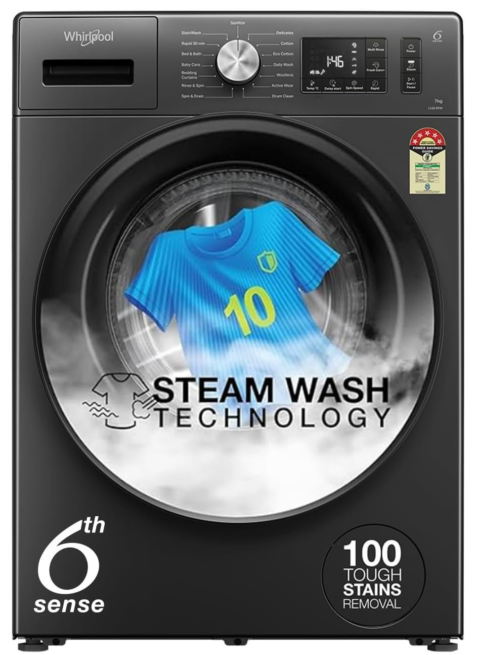 Whirlpool 7 Kg 5 Star Inverter Front Load Washing Machine