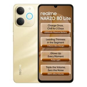 realme NARZO 80 Lite 4G (Beach Gold, 4GB+64GB)