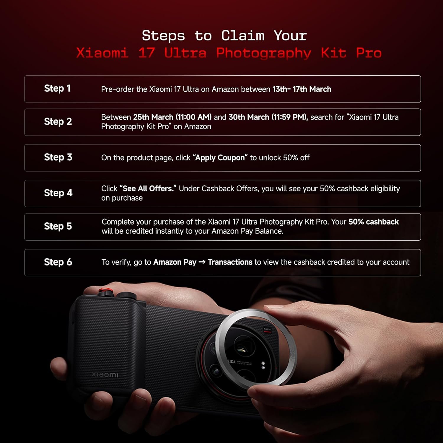 XIAOMI 17 Ultra (Black, 16GB+512GB) - Image 6