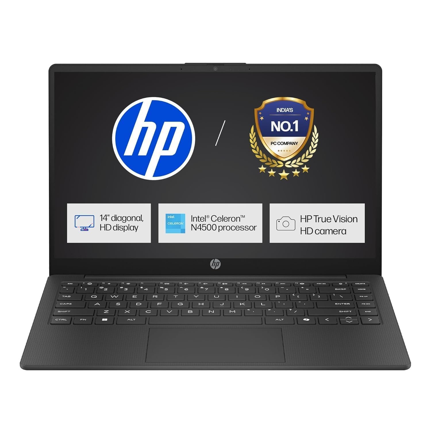 HP 14s Intel Celeron Dual Core N4500 Laptop (8GB/512GB SSD/Win 11)