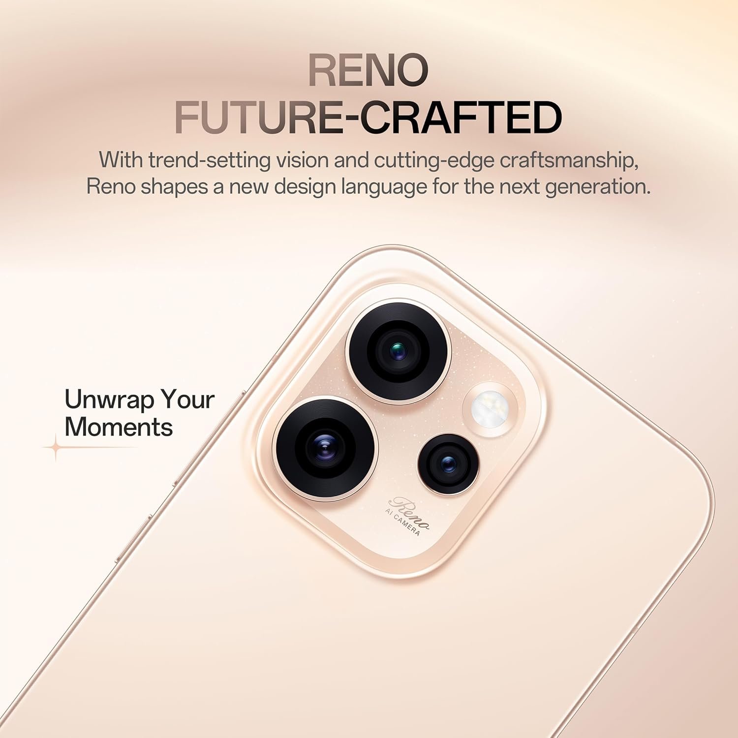 Oppo Reno15Pro 5G (Sunset Gold 12GB RAM, 256GB Storage) - Image 4