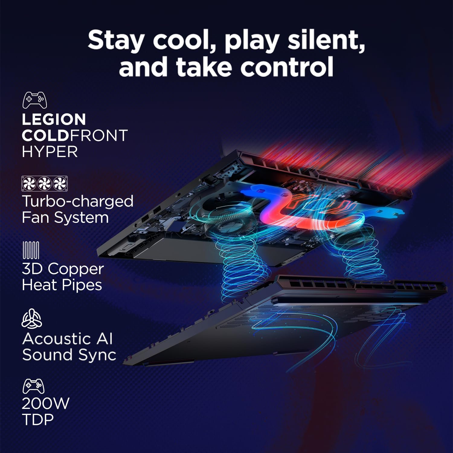 Lenovo Legion Pro 5 2025 Intel Core i9-14900HX | NVIDIA RTX 5070 8GB (32GB RAM/1TB SSD/WQXGA IPS/240Hz/16 (40.6cm)/Windows 11/Office 2024+AI Now/Black/2.4Kg) - Image 3