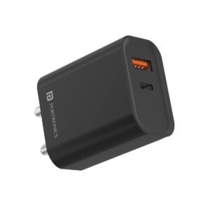 Portronics Adapto 45 22.5 W Mobile Charger Adapter with Dual Port