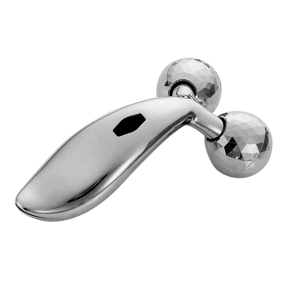 R A PRODUCTS RAPO Manual Roller 3D Y Shape Massager 360 Rotate Full Body Massage For Face Lifting Wrinkle Remover