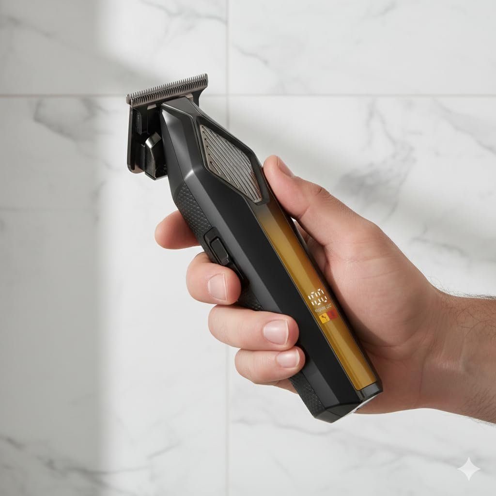 Drumstone (ππ ππππ«π¬ π°ππ«π«ππ§ππ²) Professional Menβs Hair Clipper β Electric Barber Trimmer Hair Cutting Machine - Image 7