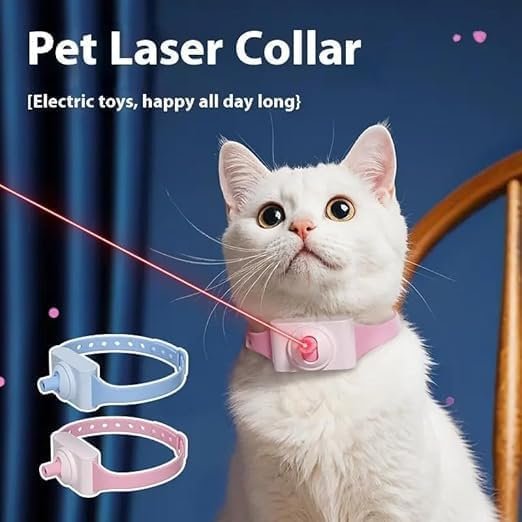 Wearable Cat Collar Laser Toy with Rotating Automatic Pointer - Image 4