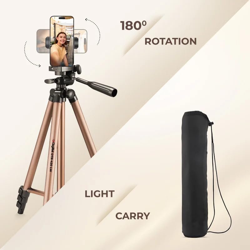 Digitek (DTR 420LW) Tripod for Camera & Smartphone with Holder - Image 5