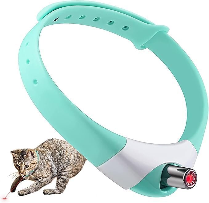 Wearable Laser Toy Collar for Cats