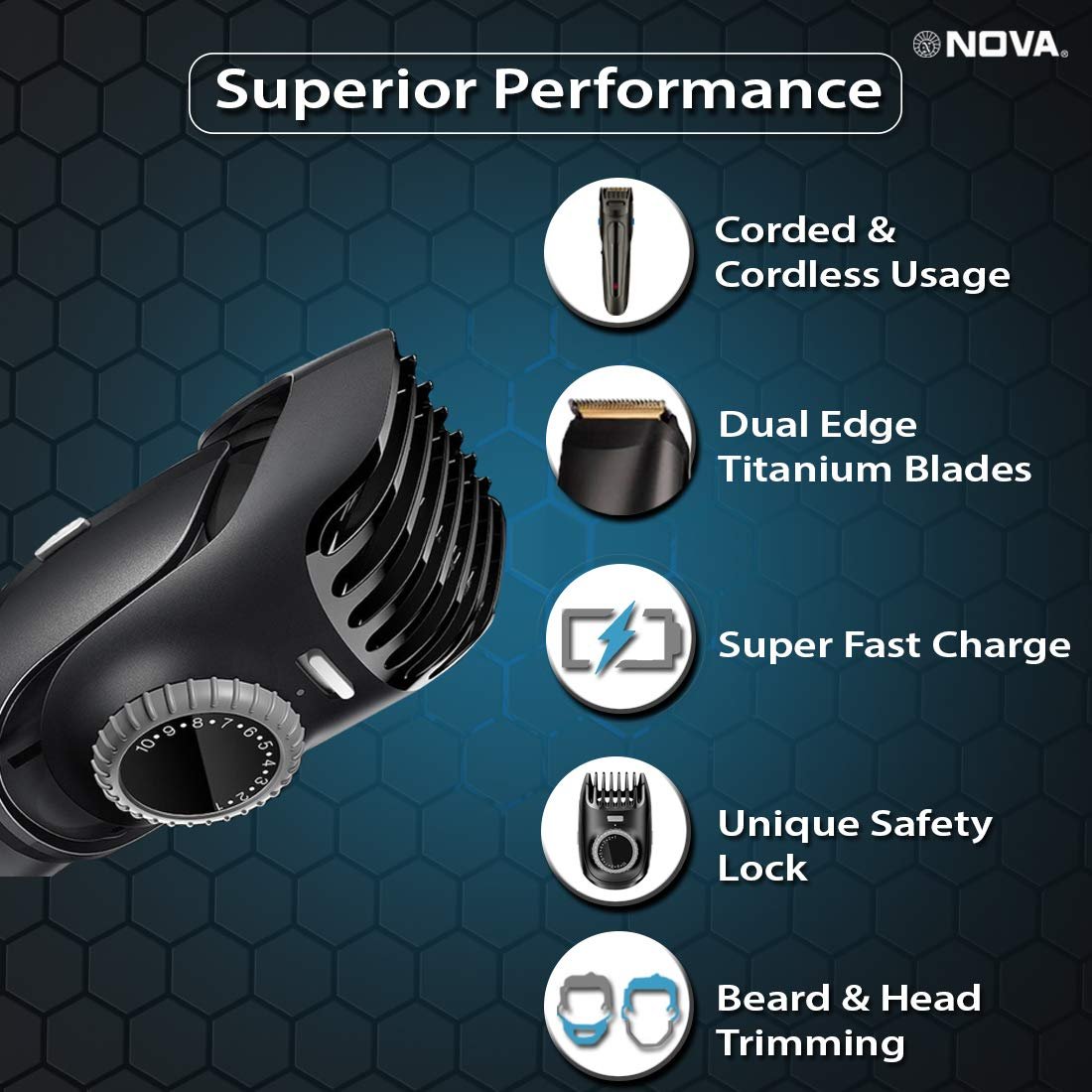 Nova NHT 1098 USB Titanium Coated - Image 6