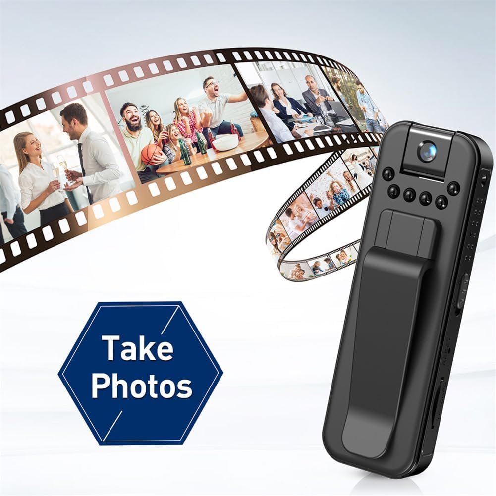 2MP WiFi Mini Pocket Camera 1080P Full HD Wearable Body Cam with Audio & Video - Image 9