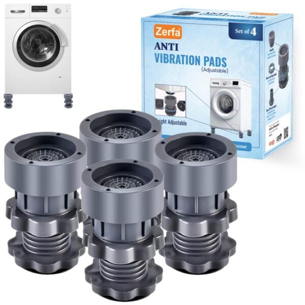 Zerfa Washing Machine Vibration Pads, Floor Trays, Refrigerator Stand