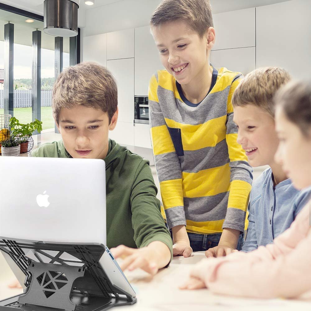 STRIFF Adjustable Laptop Tabletop Stand Patented Riser Ventilated Portable Foldable - Image 4
