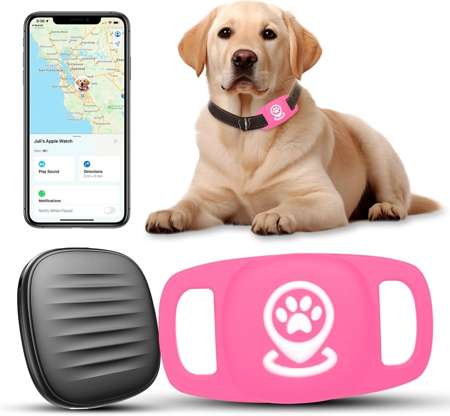 Pet Tracker for Dog, Dog Tracker Smart Pet