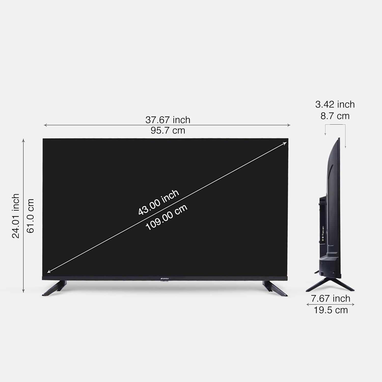 SANSUI 109cm (43) Full HD Collita Smart TV with IPS Panel - Image 17