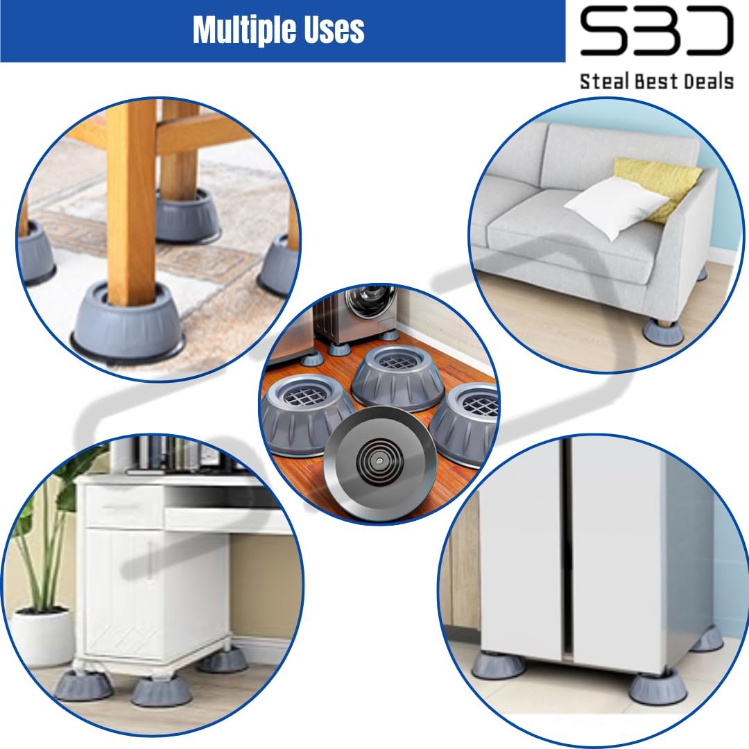SBD Anti Vibration Pads for Washing Machine | Anti Vibration Pad (Small) - Image 3