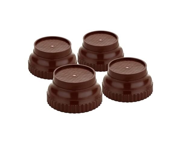 E-COSMOS® Refrigerator Stand, Washing Machine Stand,  (Pack of 4) (Round Pad)