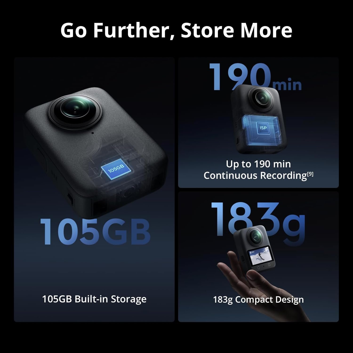 DJI Osmo 360 Standard Combo, 360 Camera With 1-Inch 360° Imaging - Image 6