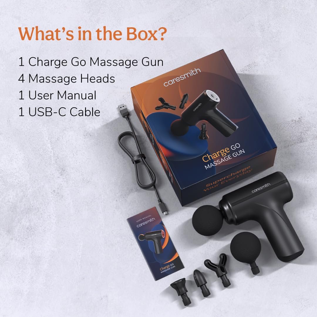CARESMITH Charge Go Massage Gun - Image 9