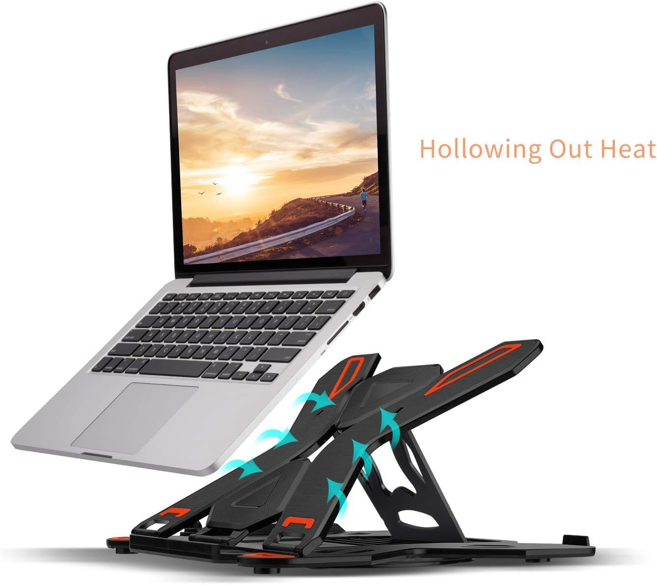 STRIFF Laptop Tabletop Stand, Adjustable Laptop Computer Stand, Multi-Angle
