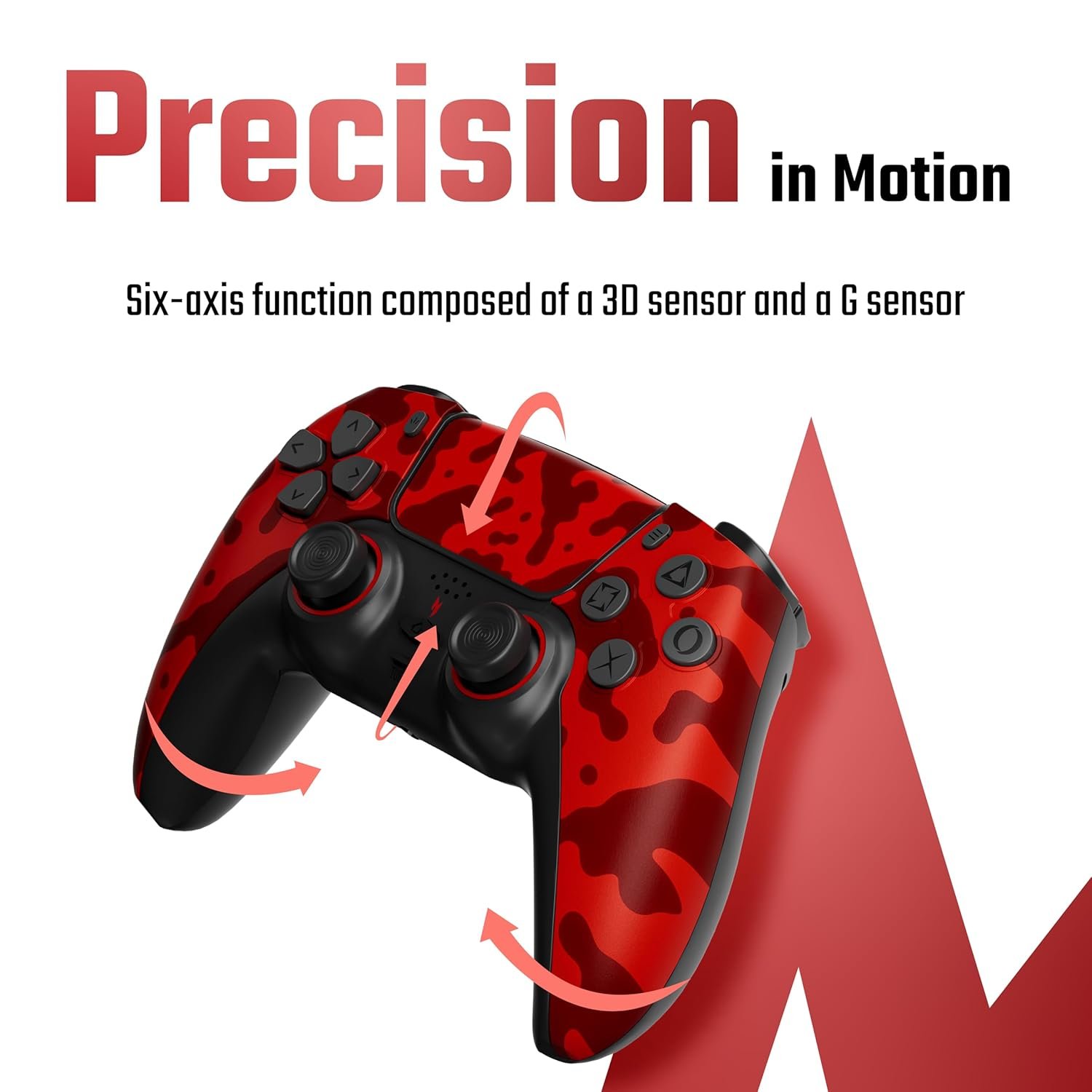 acer Nitro Katana NT-02 Wireless Multi-Platform Game Controller | Bluetooth 5.3 | Touchpad & Built-in Speaker | Dual Vibration | MR/ML Programmable Buttons | Hall Triggers | Switch/PC/Android/iOS/PS4 - Image 12