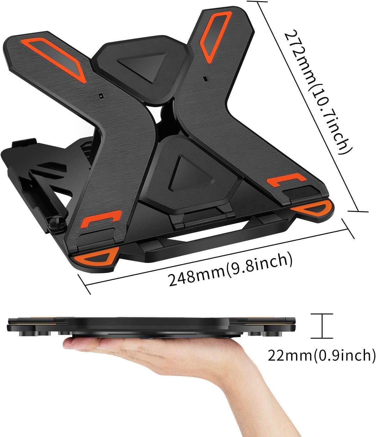 STRIFF Laptop Tabletop Stand, Adjustable Laptop Computer Stand, Multi-Angle - Image 2