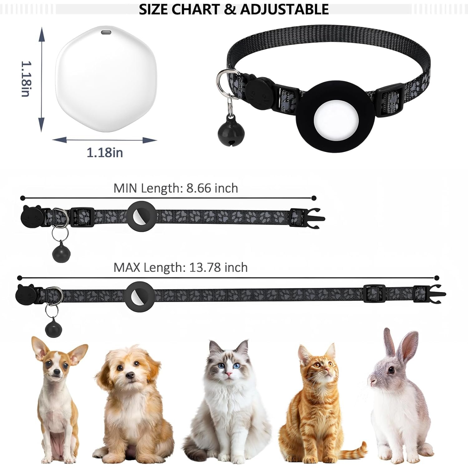 GPS Tracker for Cats, Mini GPS Pet Tracker with Collar - Image 3