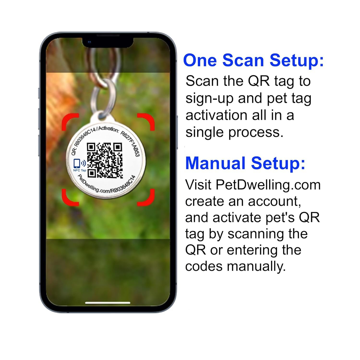 Pet Dwelling Petdwelling Blue Paw Qr Code - Image 4