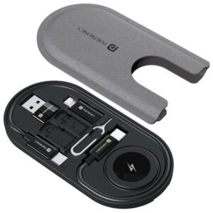 Portronics Snapcase 6 60W Multifunctional Fast Charging Data Cable Kit