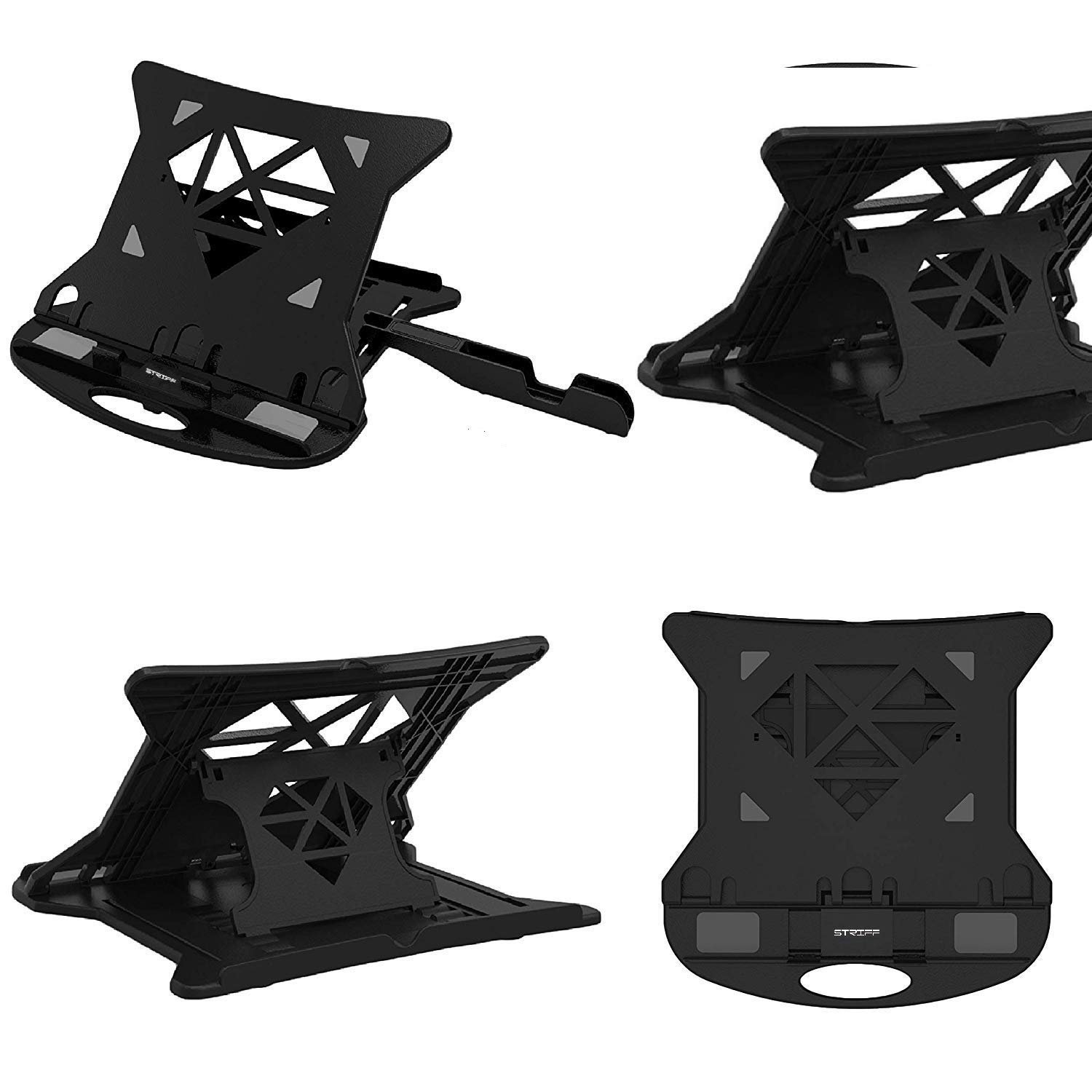 STRIFF Adjustable Laptop Tabletop Stand Patented Riser Ventilated Portable Foldable - Image 2