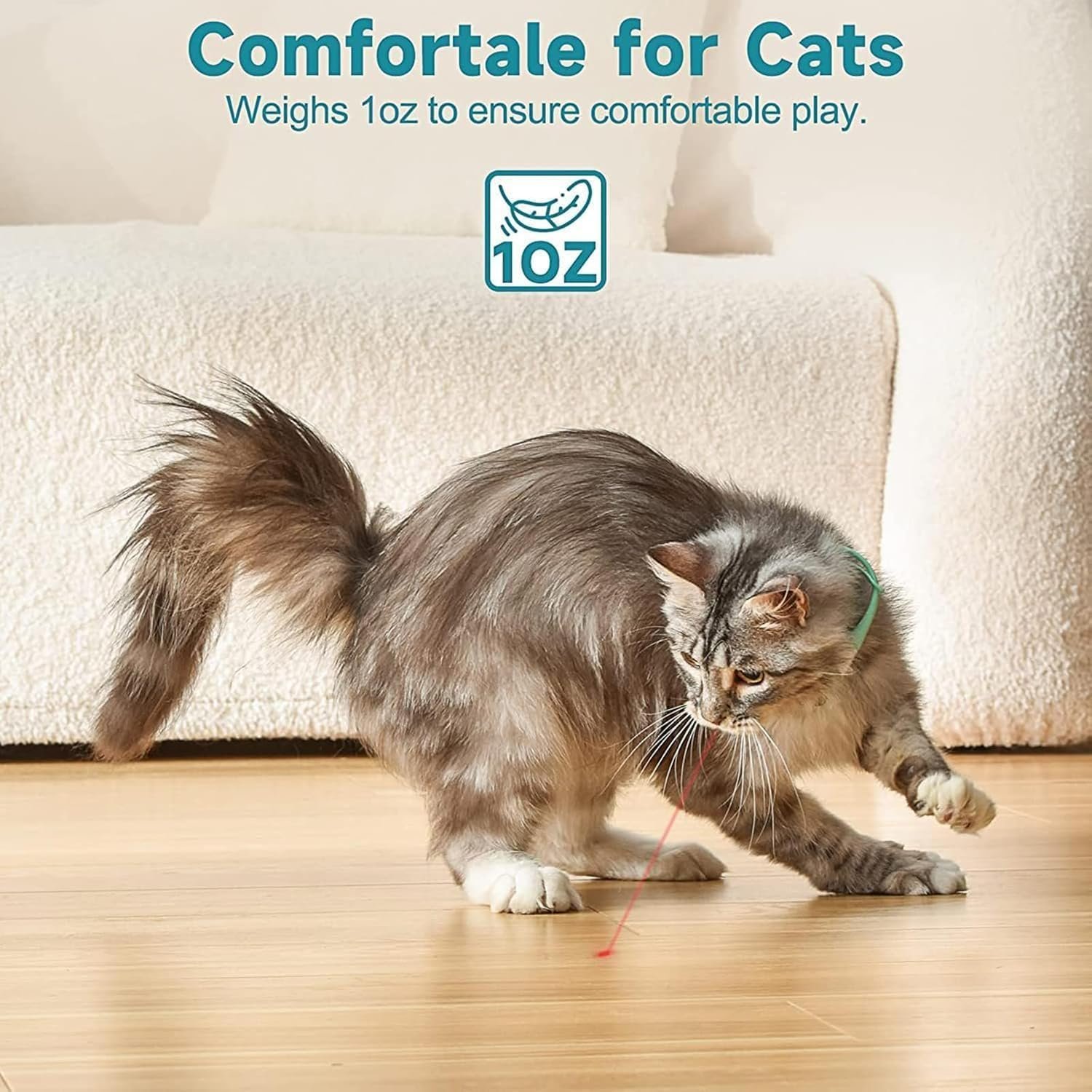 Wearable Laser Toy Collar for Cats - Image 3