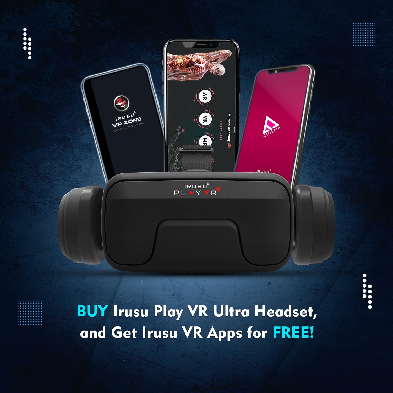 Irusu Play VR Ultra 3D VR Headset for Mobile - Virtual Reality Headset - Image 5