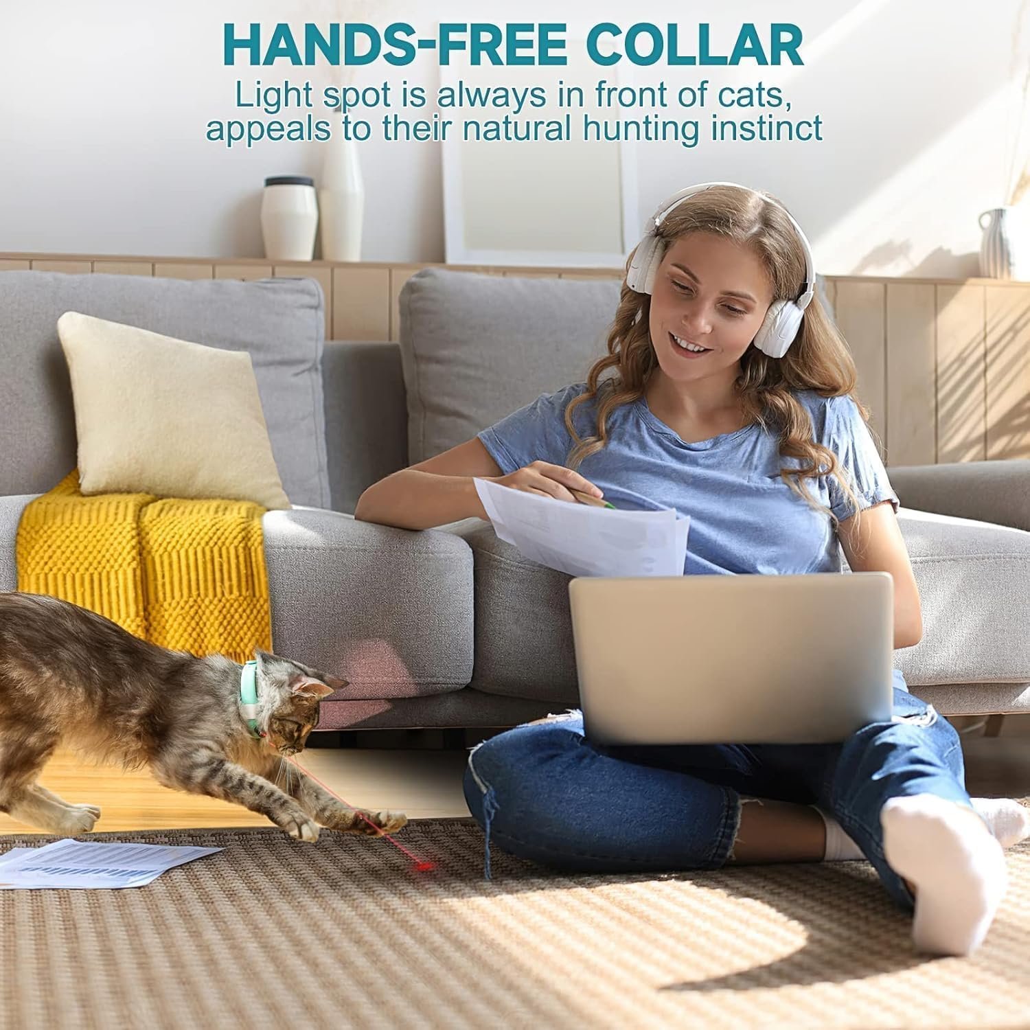 Wearable Laser Toy Collar for Cats - Image 7