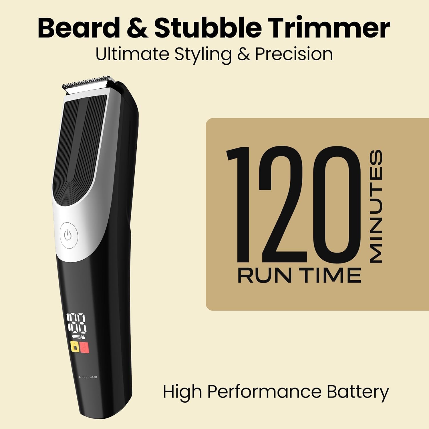 Cellecor ACUTE Beard & Stubble Trimmer for Men - Image 2