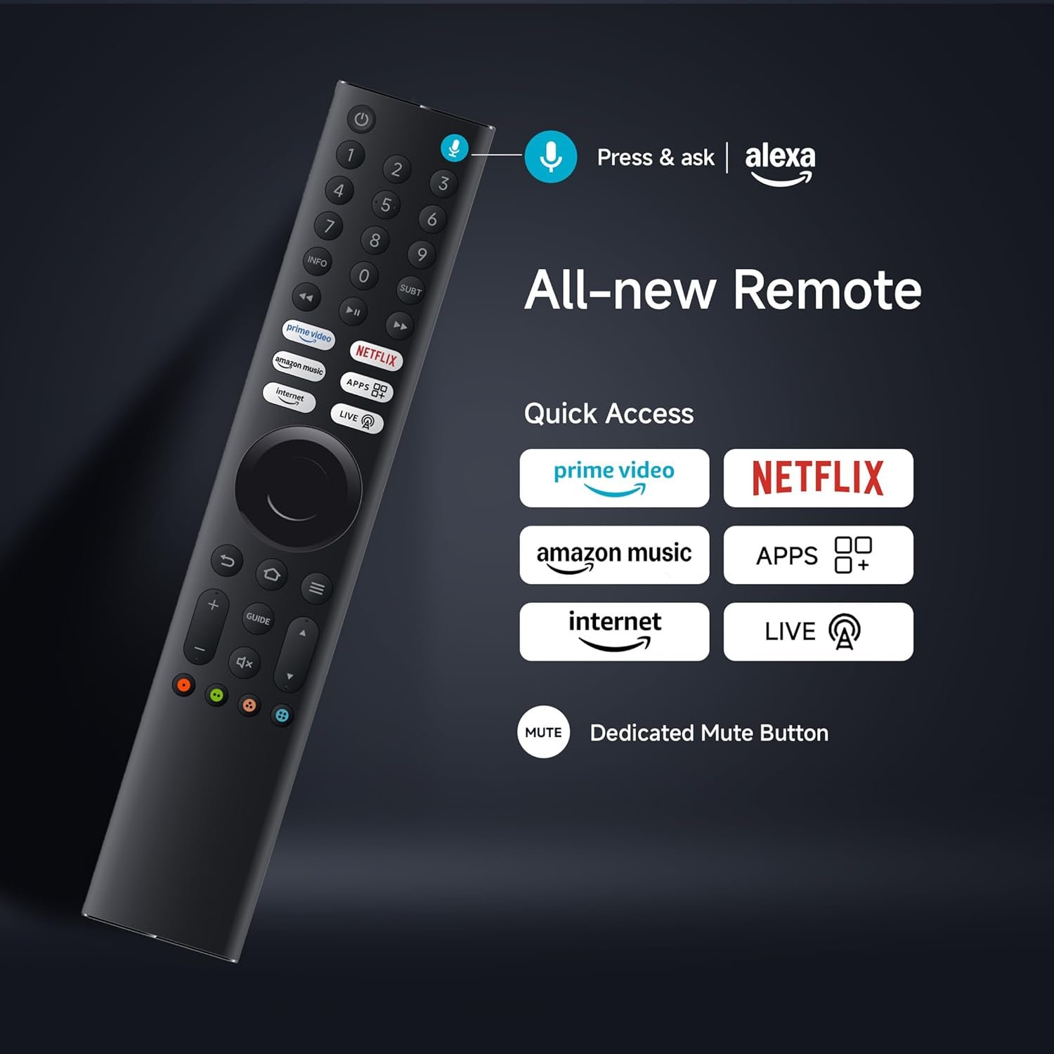 Xiaomi 108 cm (43 inch) FX Ultra HD 4K Smart LED Fire TV L43MB-FIN - Image 7