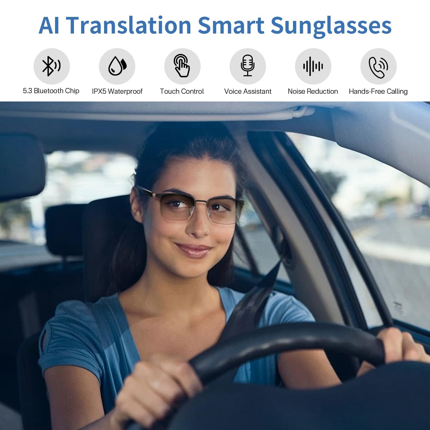 AI Translation Smart Glasses for Men Women - Image 2