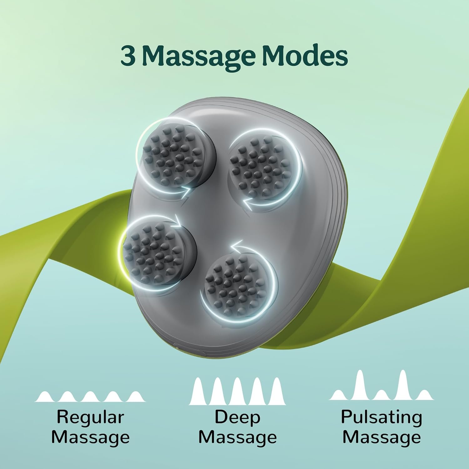 Caresmith Revive Scalp Massager | 96 Silicon Kneading Points with Detachable Heads - Image 5