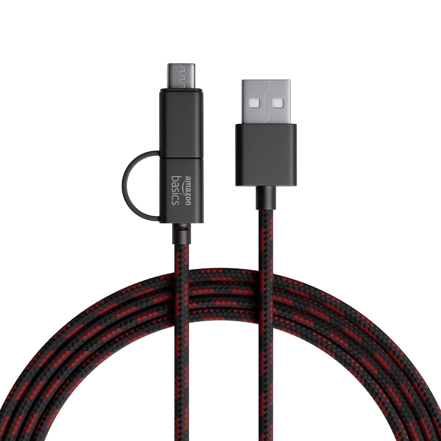 amazon basics 2-in-1 Type-C and Micro USB Braided Cable