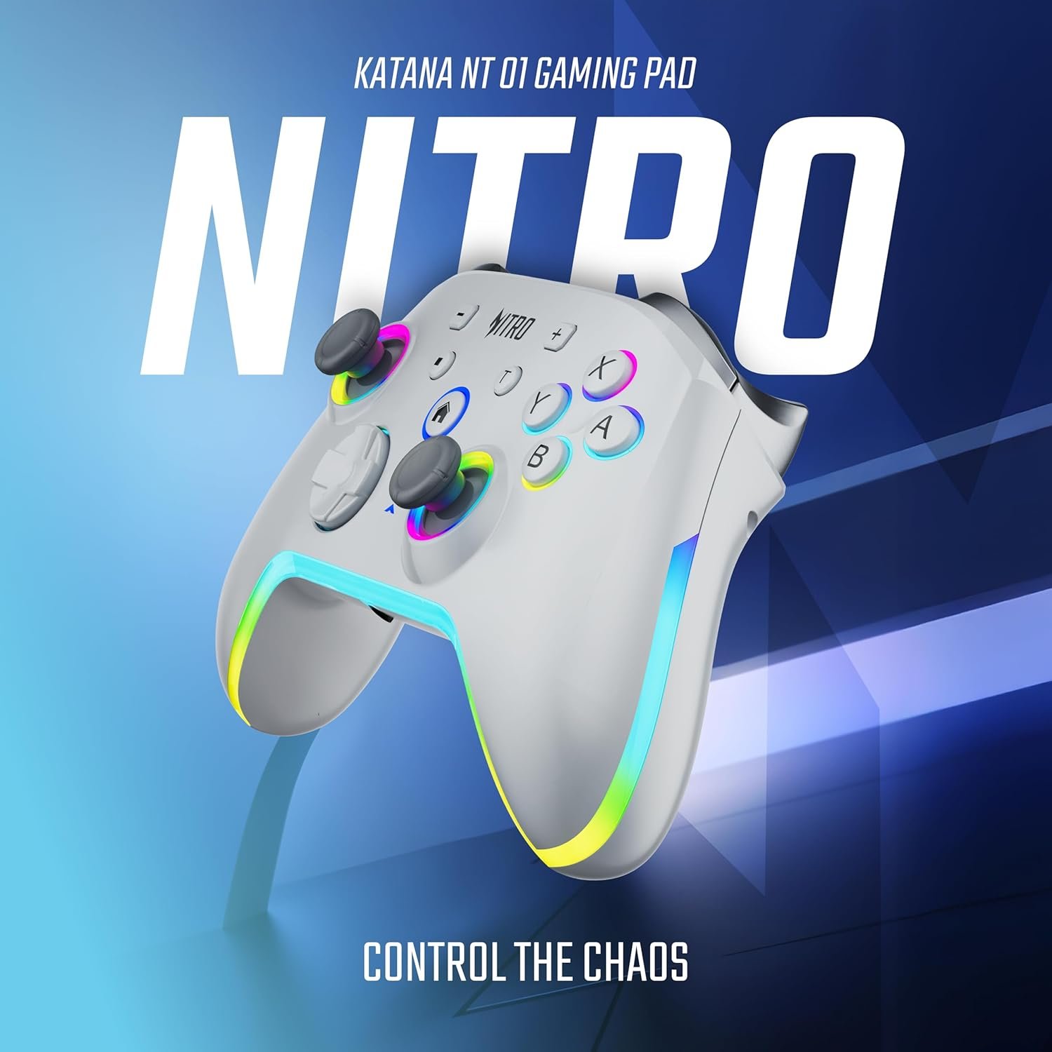 Acer Nitro Katana NT-01 Wireless Game Controller | BT + Wired USB-C | 6-Axis Gyro Motion | Dual Vibration Motors | 20 Buttons | Hall Effect Triggers | 900mAh Battery | Switch/Android/iOS/PC Compatible - Image 10