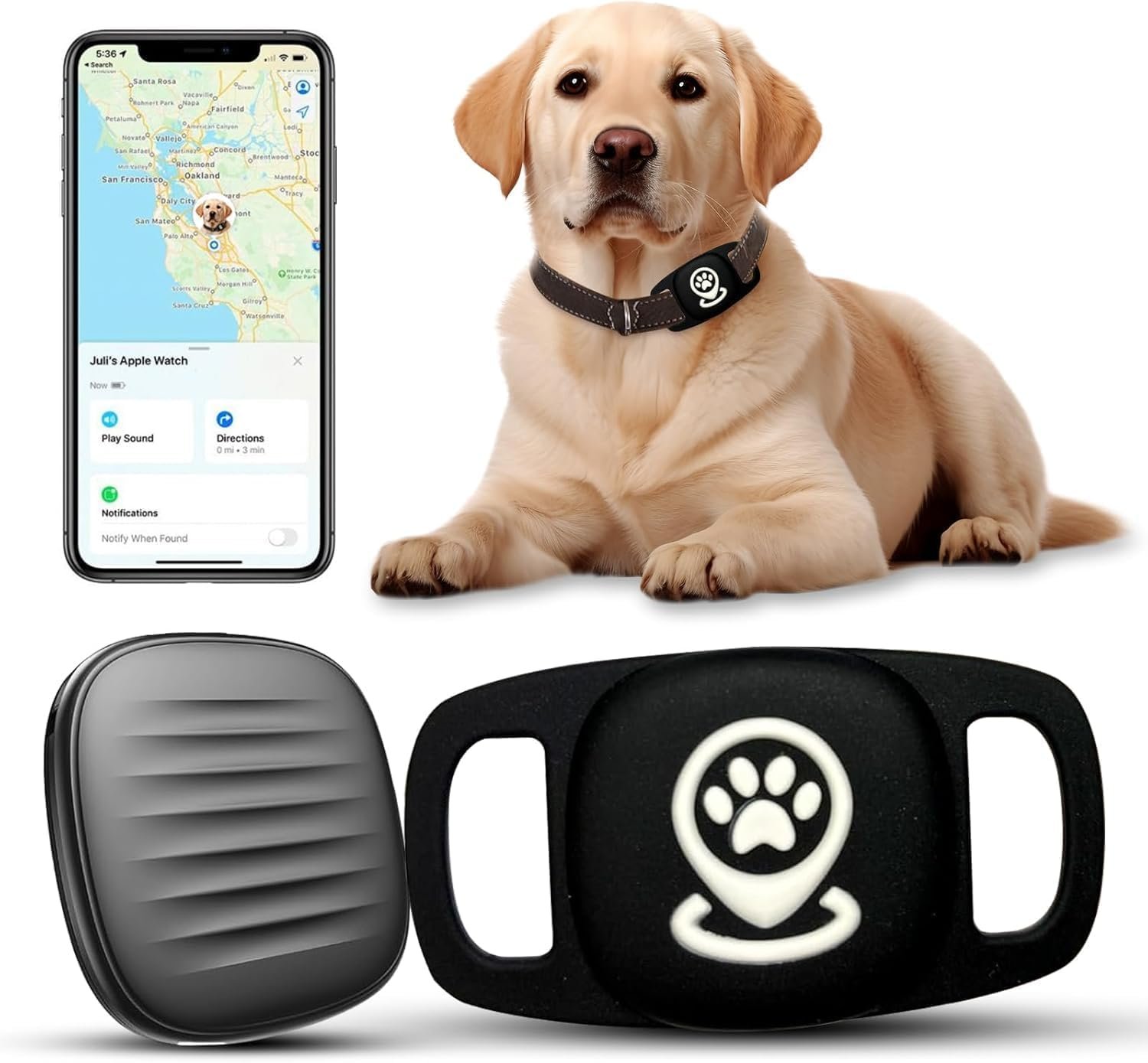 Pet Tracker for Dogs, Dog Tracker Smart Pet