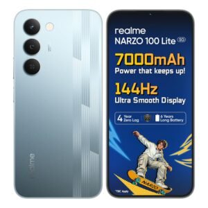 realme narzo 100 Lite 5G (Frost Silver,4GB+128GB)