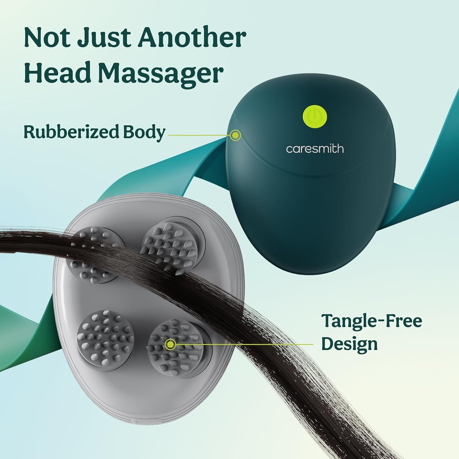 Caresmith Revive Scalp Massager | 96 Silicon Kneading Points with Detachable Heads - Image 2