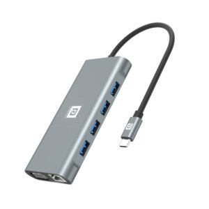 Portronics Mport 11C USB C Hub/Docking Station (11-in-1), Multiport Adapter with 4K