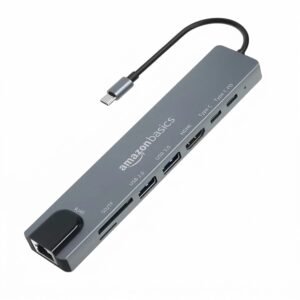 Amazon Basics USB hub 3.0 for Type-c Port,8 in 1 Adapter