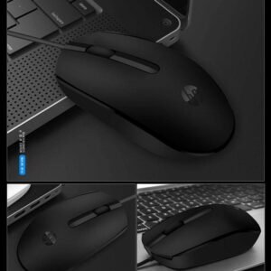 HP M10 Wired USB Mouse with 3 Buttons High Definition 1000DPI Optical Tracking